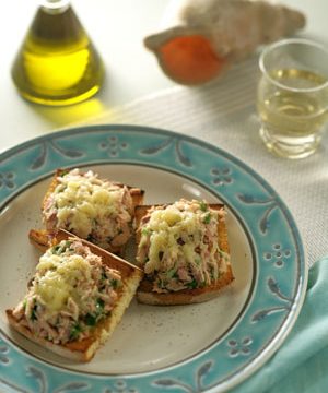 Tuna Melt with Yellow Fin Tuna from the island of Alonissos