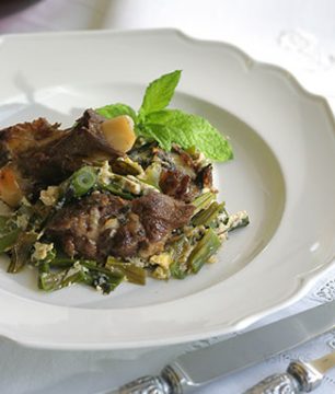 EGG-CRUSTED-GOAT-OVER-SCALLIONS