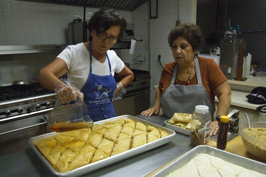 Baklava, made with phyllo and walnuts, is a Greek classic.