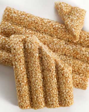 Pasteli, with sesame seeds and honey, is the ancient Greek energy bar.