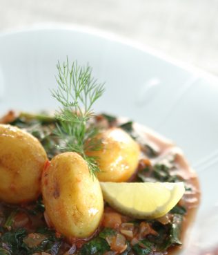 Greek Spinach & Chard Stew / Bonamatsi