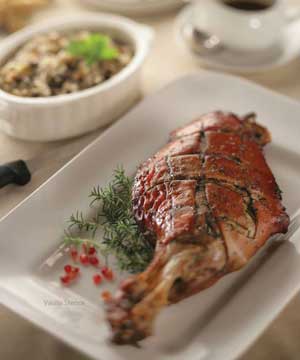 HERB-CRUSTED ROAST PORK