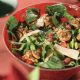 Spinach, Walnut Salad