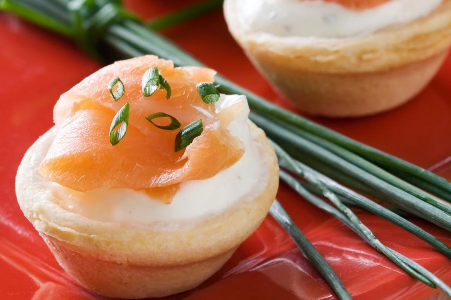 Smoked Salmon Canapes, a recipe by Diane Kochilas