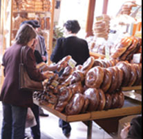 Greek Easter bread, called tsoureki.