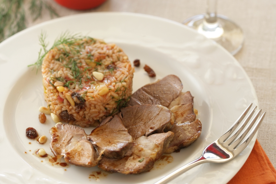 Lamb baked in Greek Yogurt