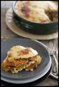 Pumpkin–Sweet Potato Moussaka