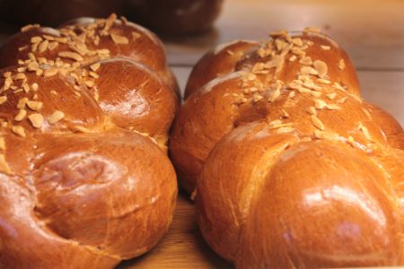 tsoureki is the Greek braided Easter bread. 