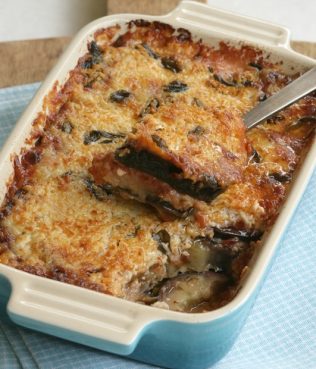Eggplant Baked with Cheese