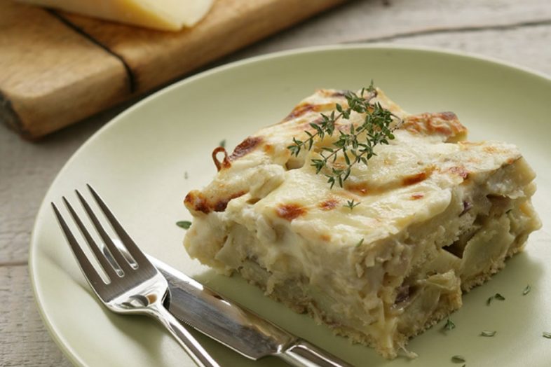 Artichoke Gratin from tinos Mediterranean Diet, Healthy Greek & Blue