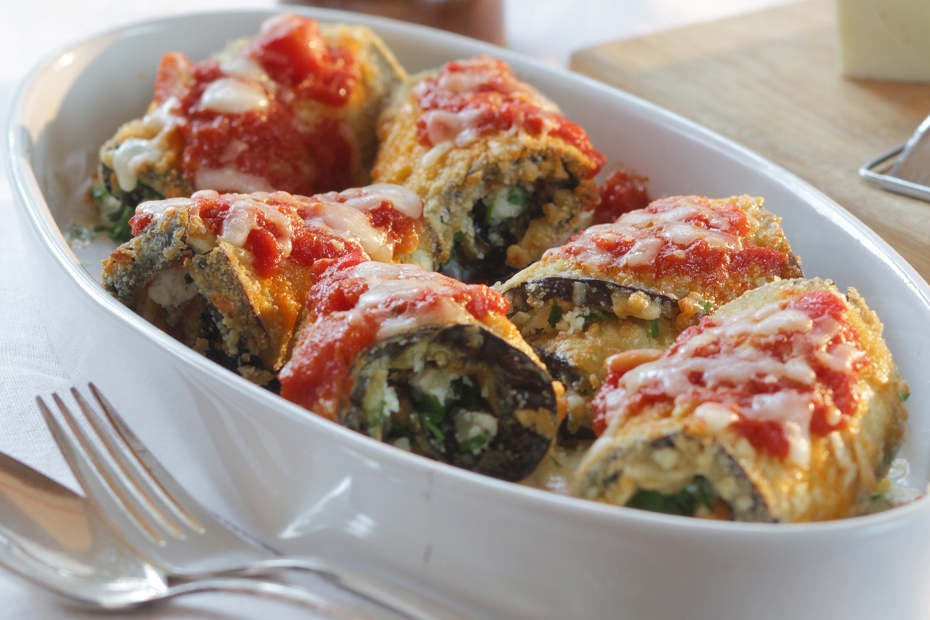 Eggplant Dolmades