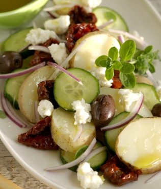Ikarian Potato Salad Jazzed Up