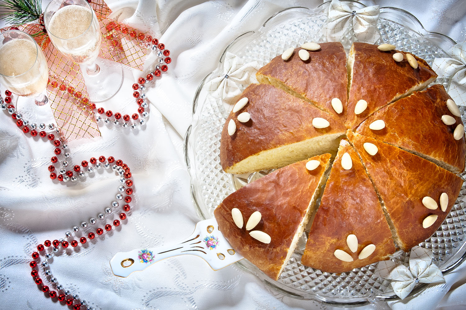 Фануропита греческий пирог