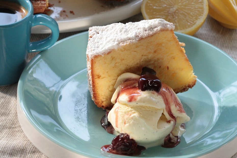 Greek olive oil keeps this Greek yogurt-lemon cake moist.