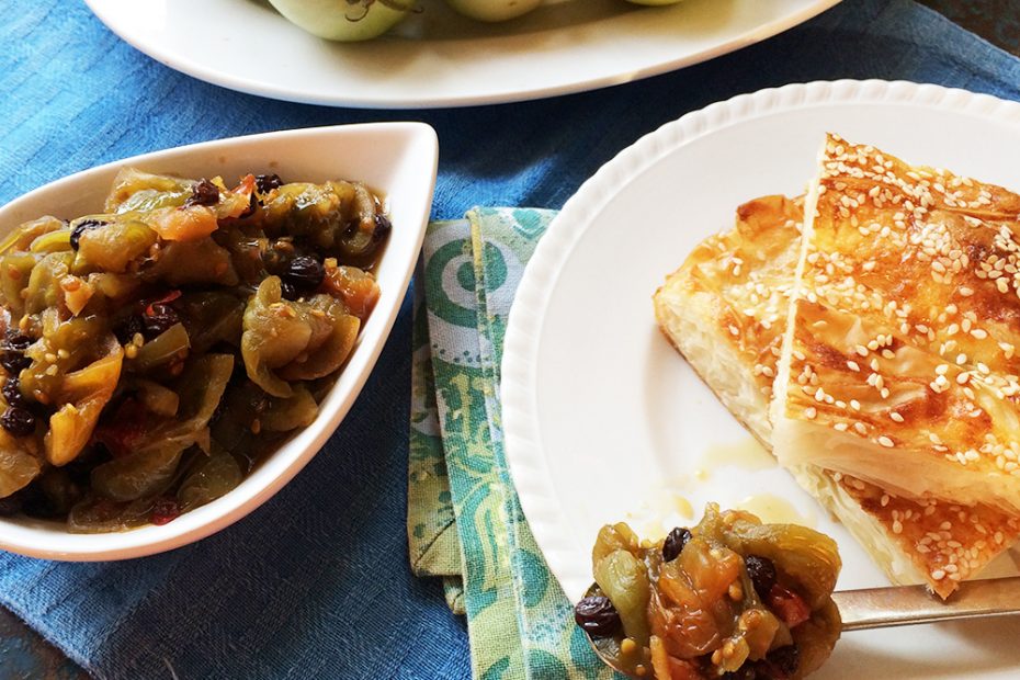Filo and feta cheese in an easy Greek pie.