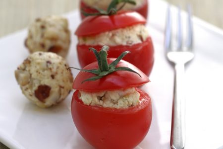 Feta-Stuffed Cherry Tomatoes
