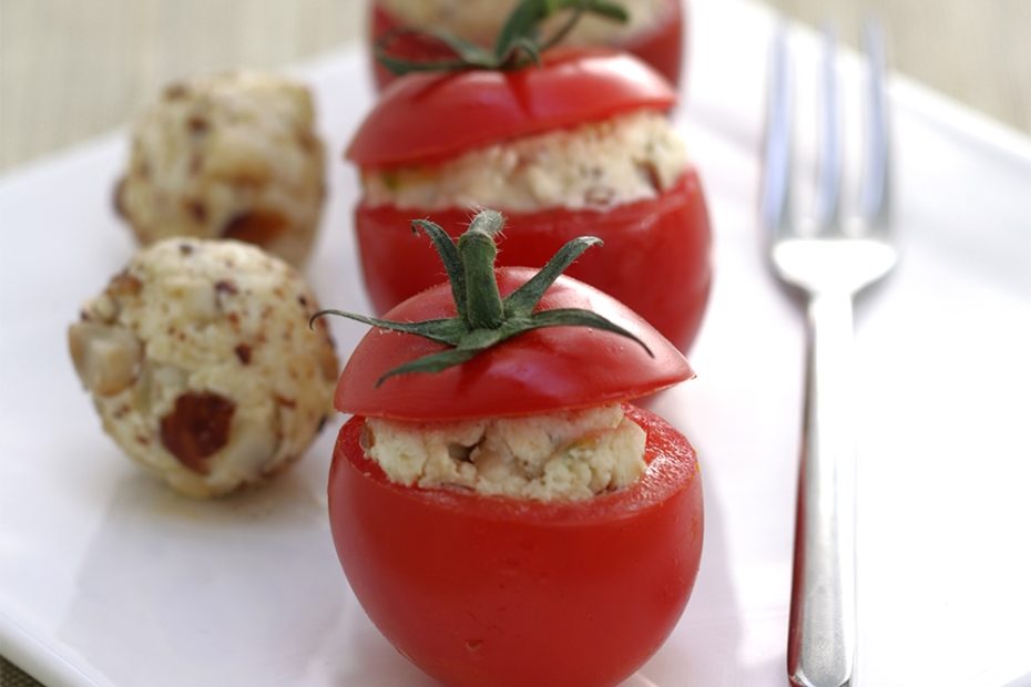 Feta-Stuffed Cherry Tomatoes