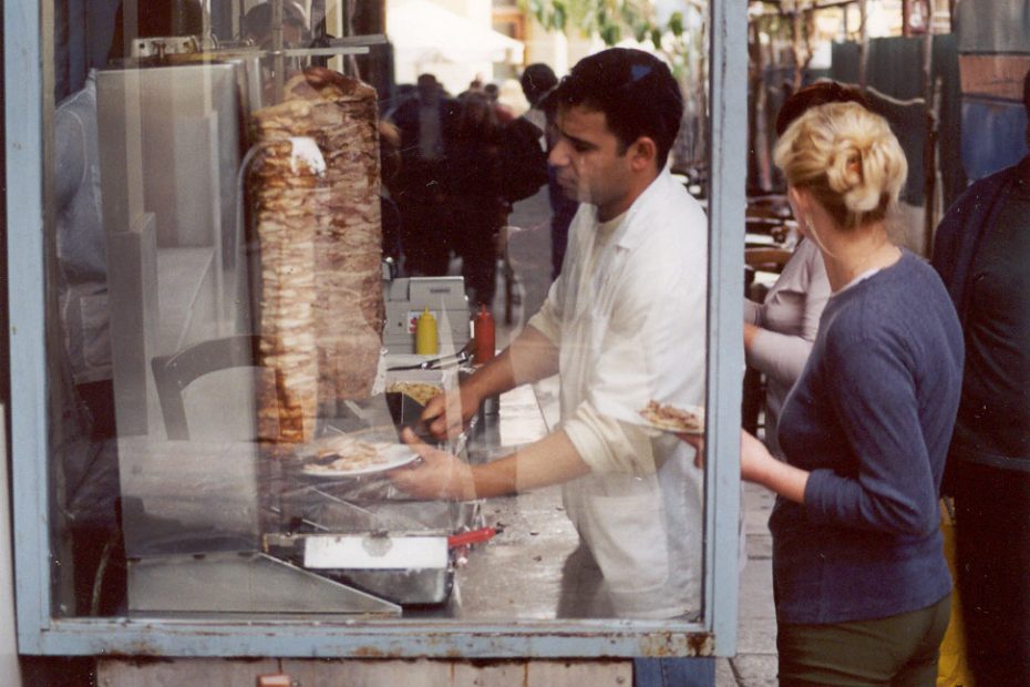 Monastiraki Athens Gyro Shop