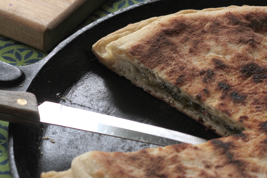 Greens pancakes from Ikaria