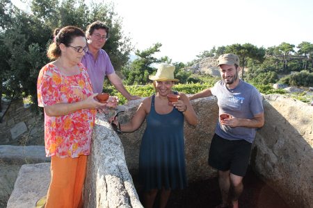 Tasting the fruits of our feet! 