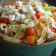 Butternut Squash, Green Olives, Tomatoes, Leeks, and Garlic Pasta