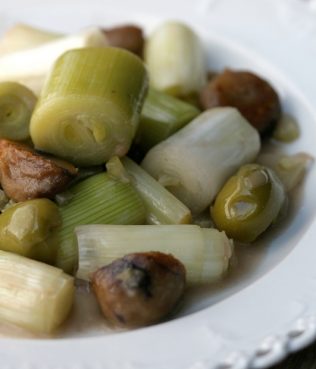 Leek & Chestnut Stew Leek & Chestnut Stew