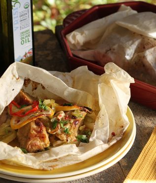 Pork Medallions Baked in Paper, with Mustard, Malvazy & Orange Pork Medallions Baked in Paper, with Mustard, Malvazy & Orange