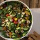 Lettuce Salad with Mango, Avocado, Shrimp & Tomatoes