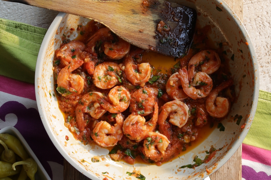 Greek Shrimp Diavolo