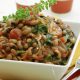 Greens andblack eyed peas can be prepared in countless ways.