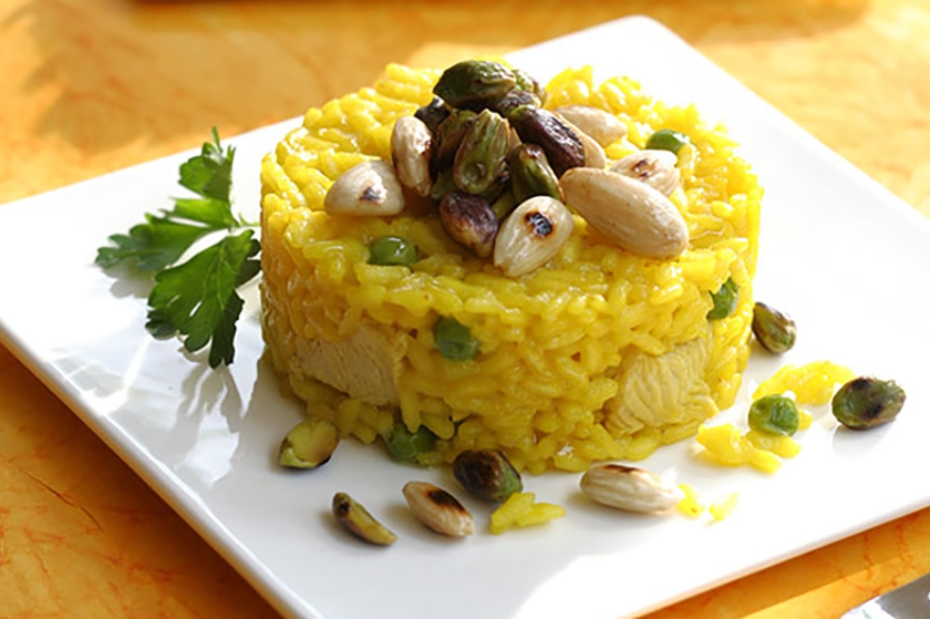 Rice Pilaf with Greek saffron and nuts