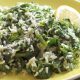 Spinach rice, also called spanakorizo