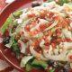 Arugula Salad with Cretan rusks, tomatoes and pomegranate