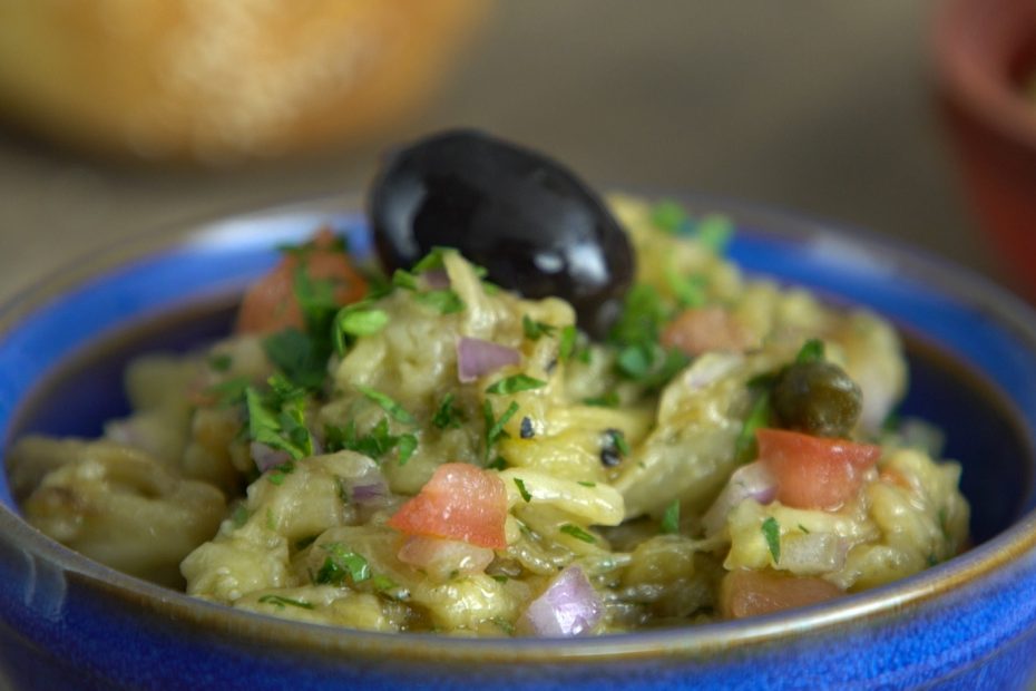 Roasted Eggplant Salad