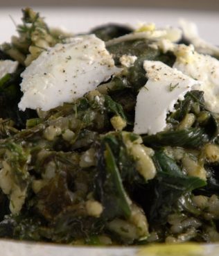 Hortorizo, Comforting Greens and Rice