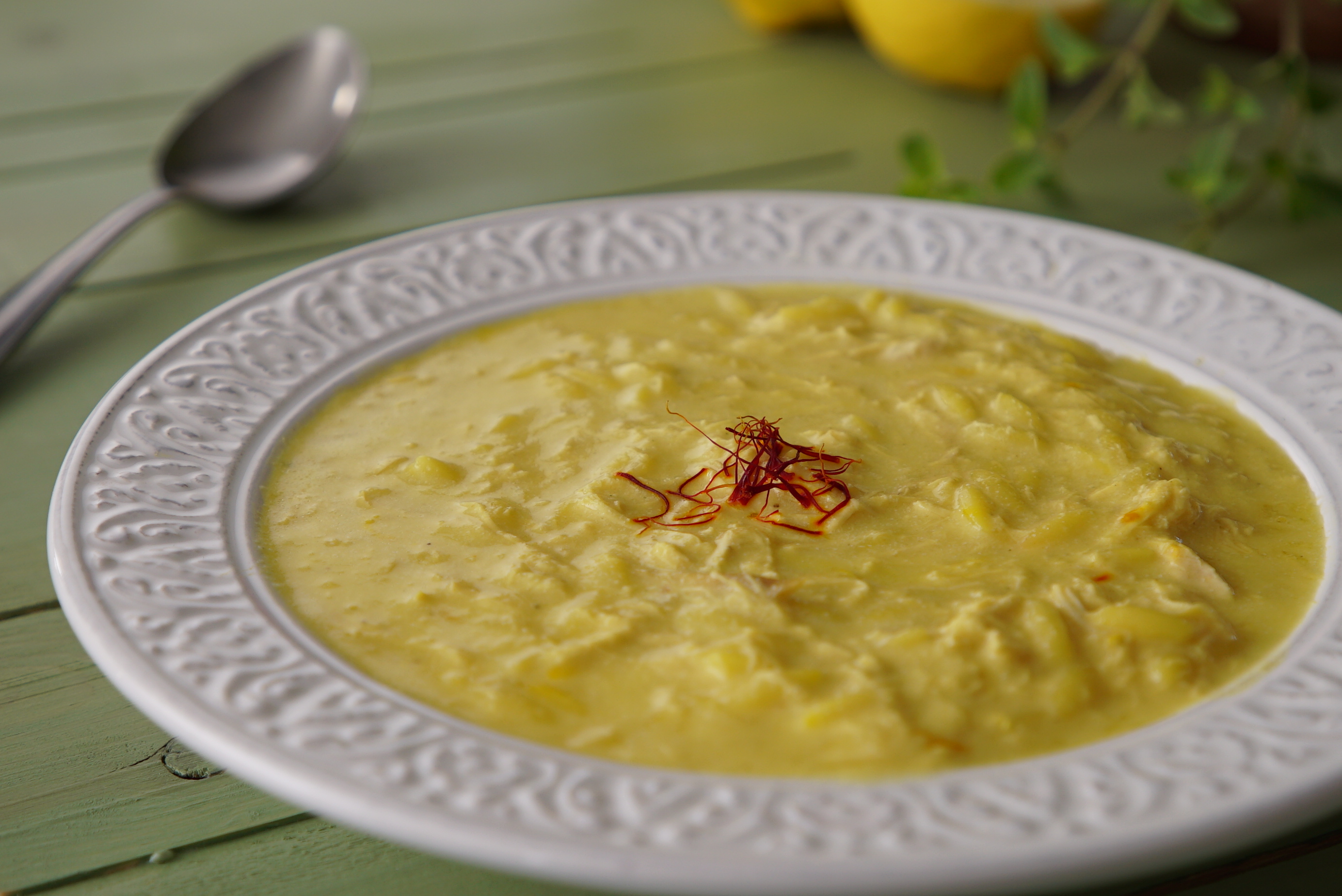 Classic Avgolemono Chicken Soup Greek Food Greek Cooking Greek