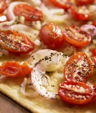 Quick Ladenia Milou (Olive Oil Flatbread from Milos)