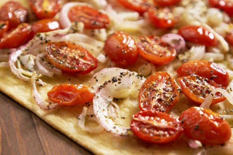 Quick Ladenia Milou (Olive Oil Flatbread from Milos) Mediterranean Diet, Healthy Greek & Blue