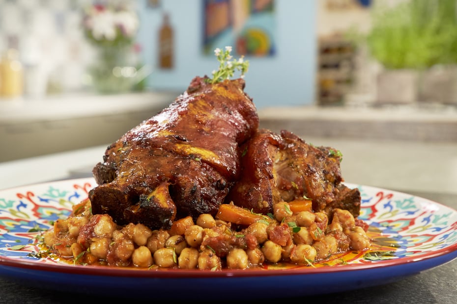 Braised Chickpeas