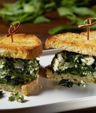 Spanakopita Grilled Cheese