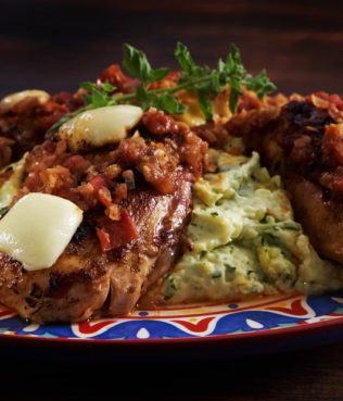 Mashed Potatoes with Greek Feta and Yogurt