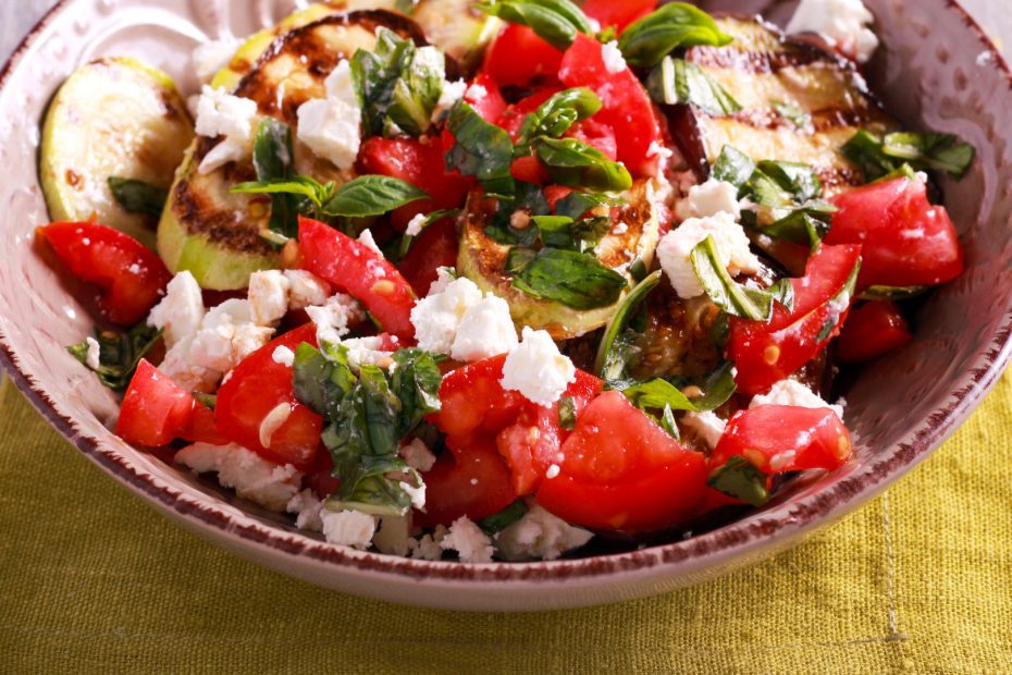 Zucchini Stir-Fry with Teardrop Tomatoes, Greek Herbs & Greek Feta