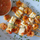Shrimp Saganaki on a Stick