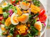 Grilled Corn & Potato Greek Salad with Purslane & Cherry Tomatoes
