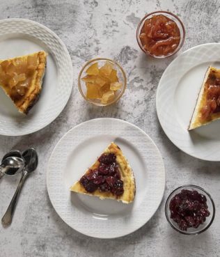 Greek Yogurt Cheesecake with Ancient Grains & Spoon Sweets