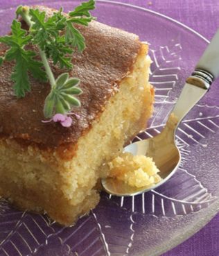 Revani – Greek Almond Cake with Syrup