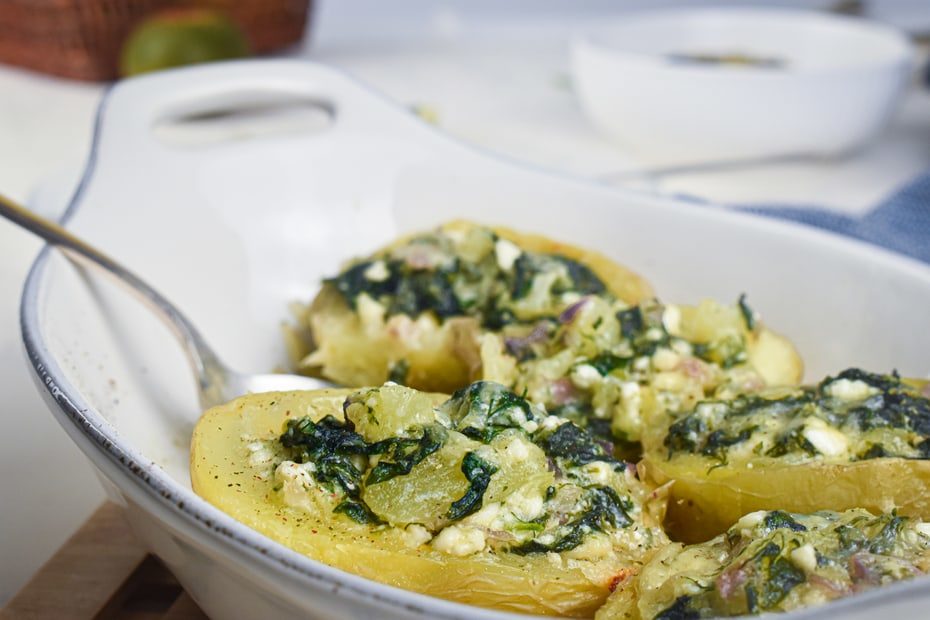 Spanakopita Baked Potatoes