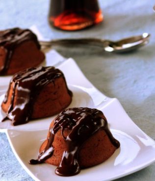 Caldera Chocolate Lava Cake with Vinsanto