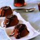 Santorini Caldera lava cake with visanto. Healthy Mediterranean Diet Desserts for Valentine’s Day.