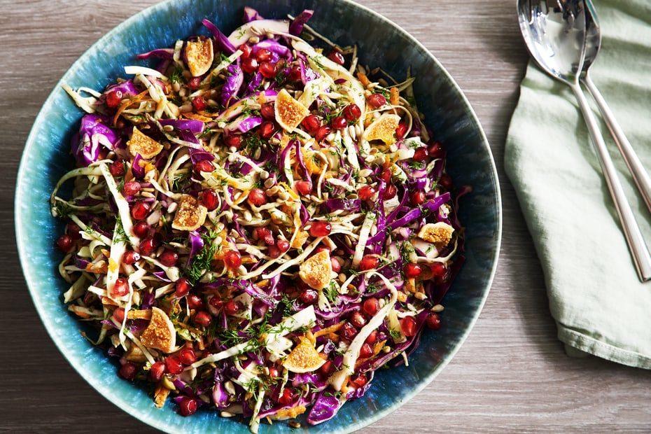 Colourful cabbage salad - Cook Veggielicious